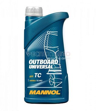 Масло моторное MANNOL OUTBOARD UNIVERSAL 2T (масло для 2-х тактных подвесных двигателей водных транспортных средств) 1л