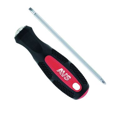Отвертка комбинированная AVS 100мм (мягкая ручка)