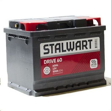 Аккумулятор STALWART 60A/h 500A обратная R+ 242х175х190