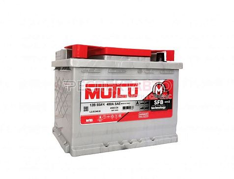 Аккумулятор MUTLU SFB 55A/h 450A прямая L+ 242х175х190