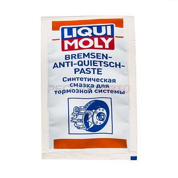 Смазка для элементов тормозов Liqui Moly "синтетическая" (для нерабочей стороны торм.колодок)