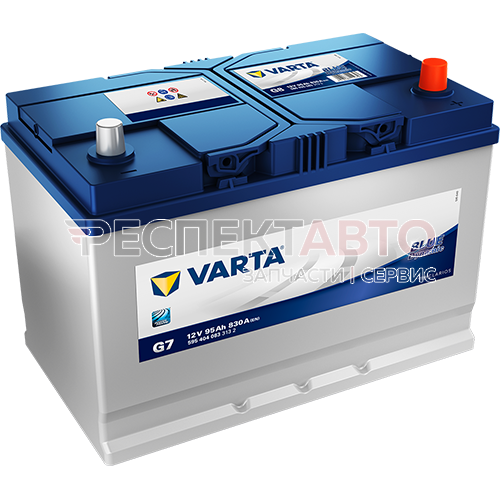 Аккумулятор VARTA Blue Dynamic G7 95A/h 830A обратная R+ 306х173х225