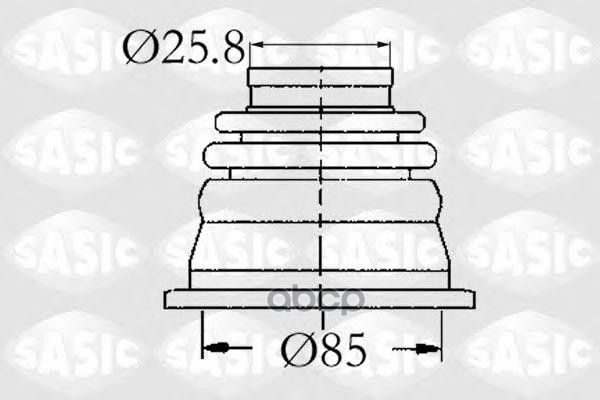 Пыльник шруса внутреннего левого 