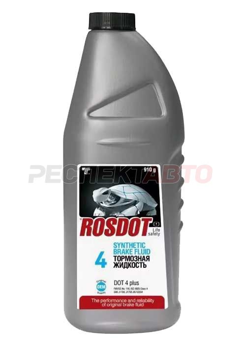 Жидкость тормозная Rosdot DOT-4 SUPER 1л