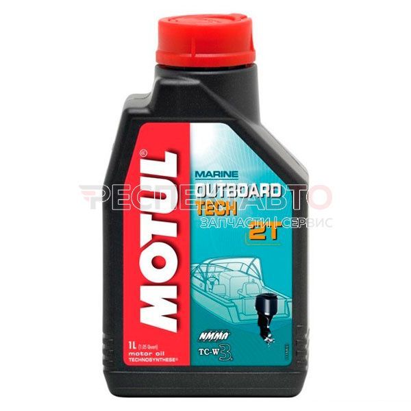 Масло моторное полусинтетическое MOTUL OUTBOARD TECH 2T 1л