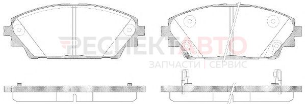 Колодки тормозные передние