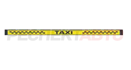 Рамка номера SDS Exclusive "Такси желтая", черная, силикон
