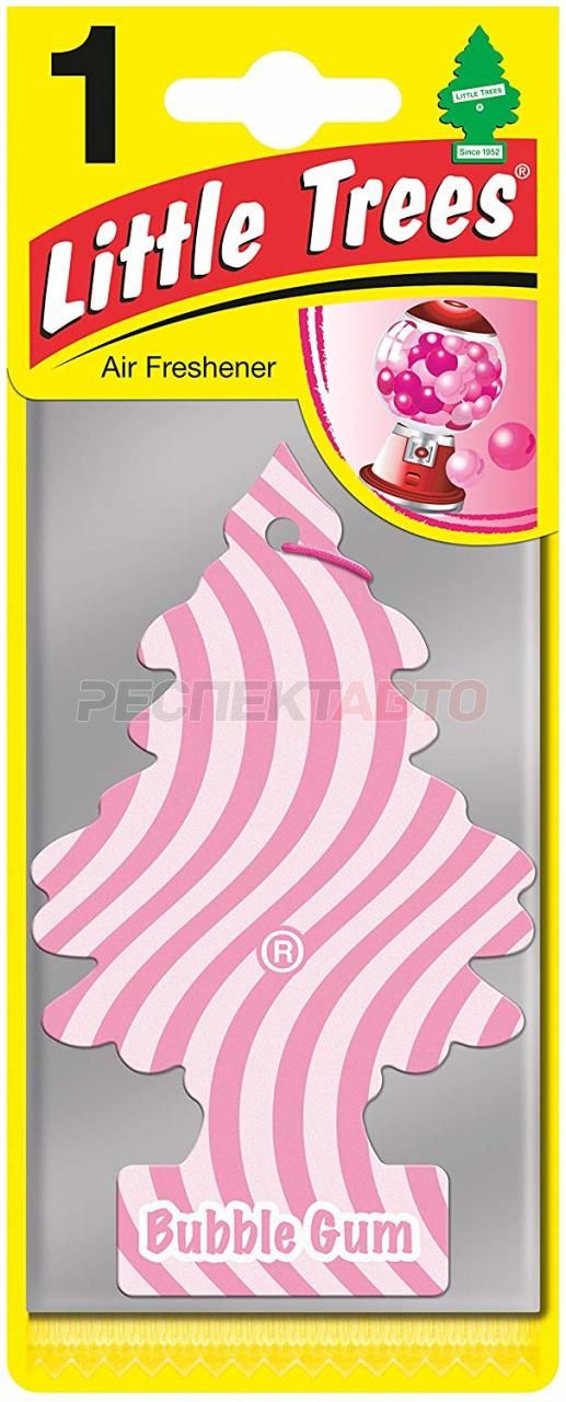 Ароматизатор Little Trees елочка (бабл-гам, бумажный) CAR FRESHNER
