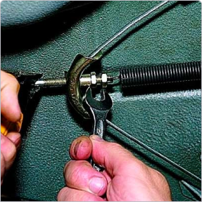 Регулировка ручного тормоза