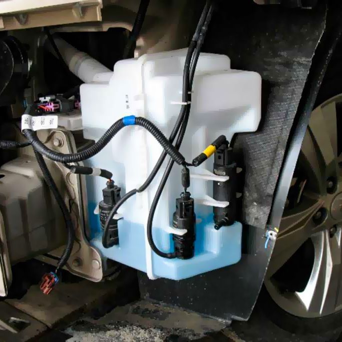 Замена электромотора стеклоомывателя