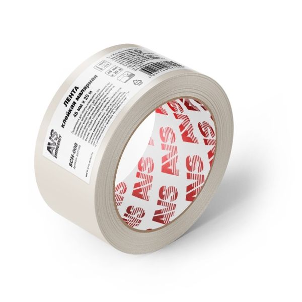 Скотч малярный AVS  48мм 20м длина