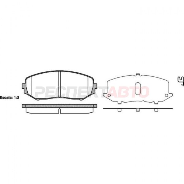 Колодки тормозные передние