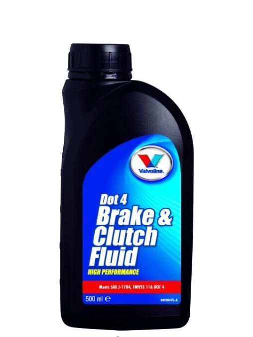Жидкость тормозная VALVOLINE Brake&Clutch DOT 4 0,5л