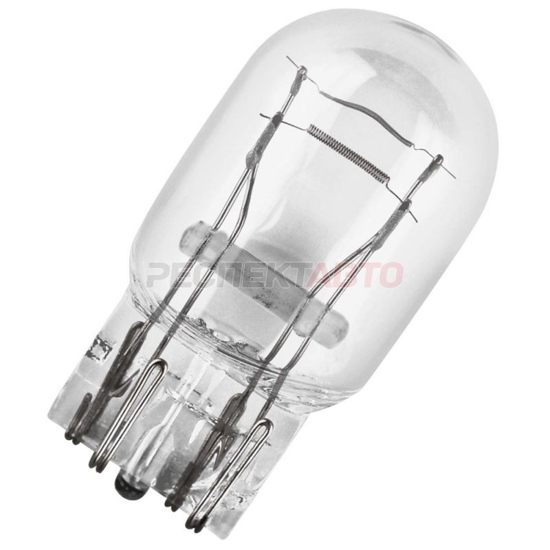 Лампа накаливания Osram W21/5W 12V (безцокольная, 2х контактная) ORIGINAL  купить по цене 220 ₽ в Туле