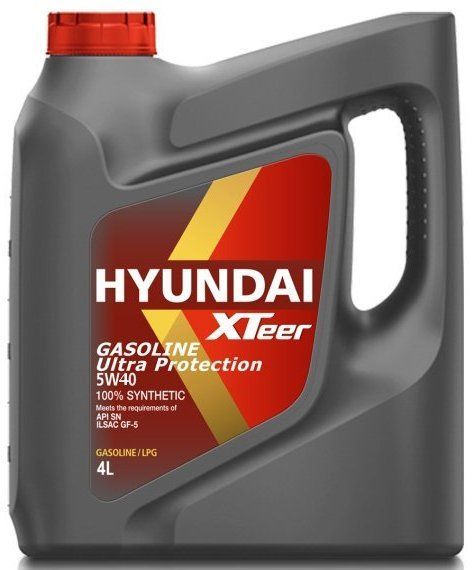 Масло моторное синтетическое HYUNDAI XTeer Gasoline Ultra Protection 5W40 4л