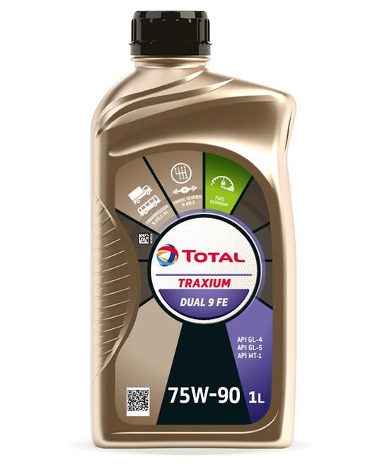 Масло трансмиссионное синтетическое TOTAL 75w90 GL4/GL5 1л