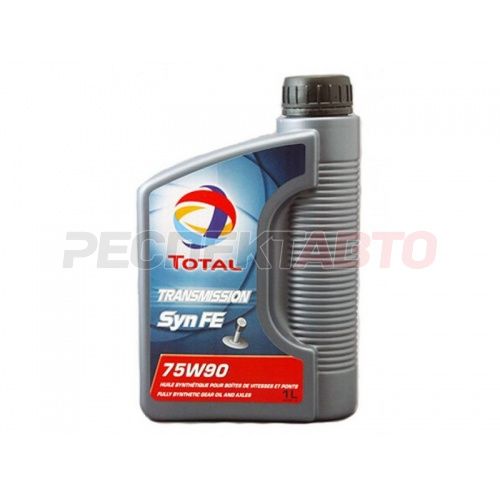 Масло трансмиссионное синтетическое TOTAL TRANS SYN FE 75w90 GL4/GL5 1л