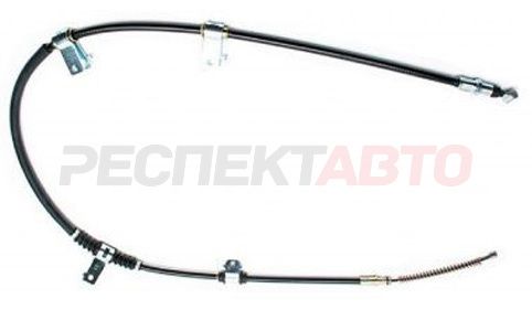 Трос ручного тормоза левый