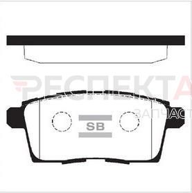 Колодки тормозные задние