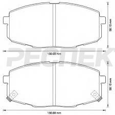 Колодки тормозные передние