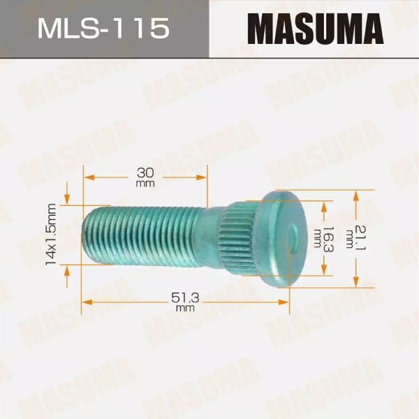 Шпилька колесная MASUMA M14x1.5