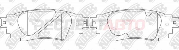Колодки тормозные задние (диск)