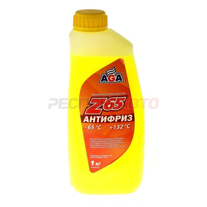 Антифриз AGA желтый G12++ 1кг