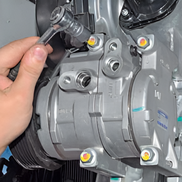 Замена компрессора