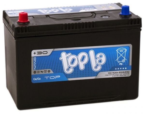 Аккумулятор Topla 95A/h 830A прямая L+ 306х173х200
