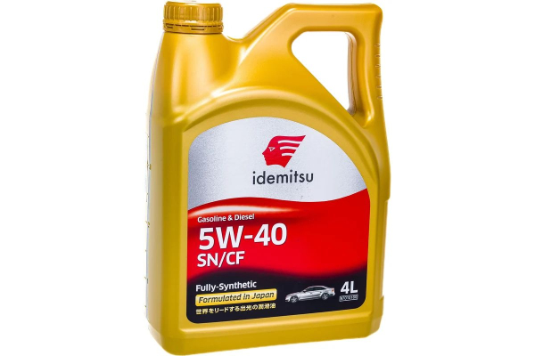 Масло моторное синтетическое IDEMITSU Fully-Synthetic SN 5w40 4л