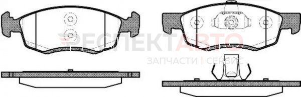 Колодки тормозные передние