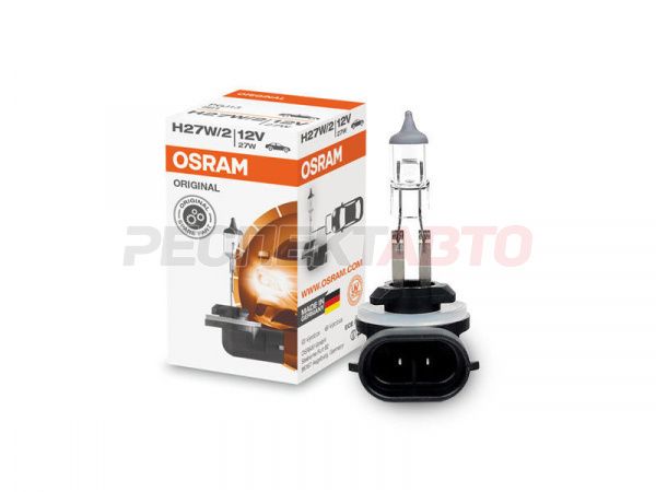 Лампа галогенная Osram H27 (881, уголок) 12V 27W ORIGINAL LINE (1шт)