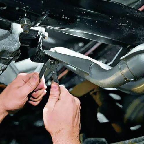 Замена приемной трубы