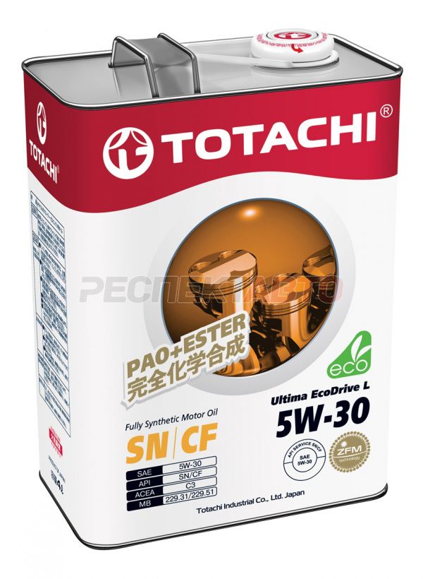 Масло моторное синтетическое TOTACHI ULTIMA ECO DRIVE 5w30 4л