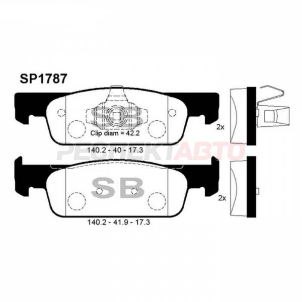 Колодки тормозные передние
