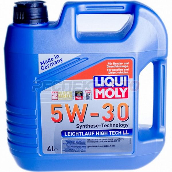 Масло моторное синтетическое LIQUI MOLY  LEICHTLAUF HIGH TECH LL 5w30 4л