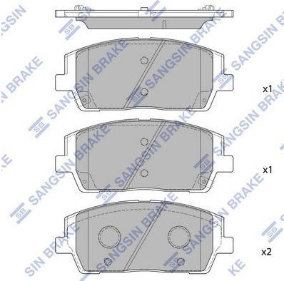 Колодки тормозные передние