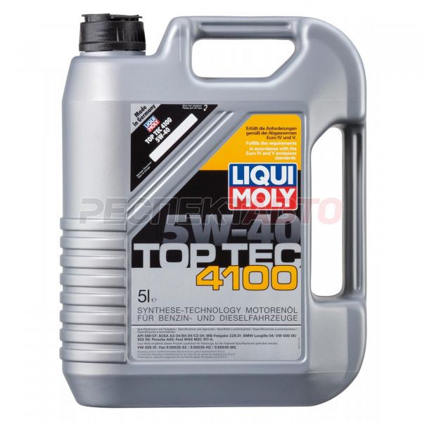 Масло моторное синтетическое LIQUI MOLY TOP TEC 4100 5w40 5л