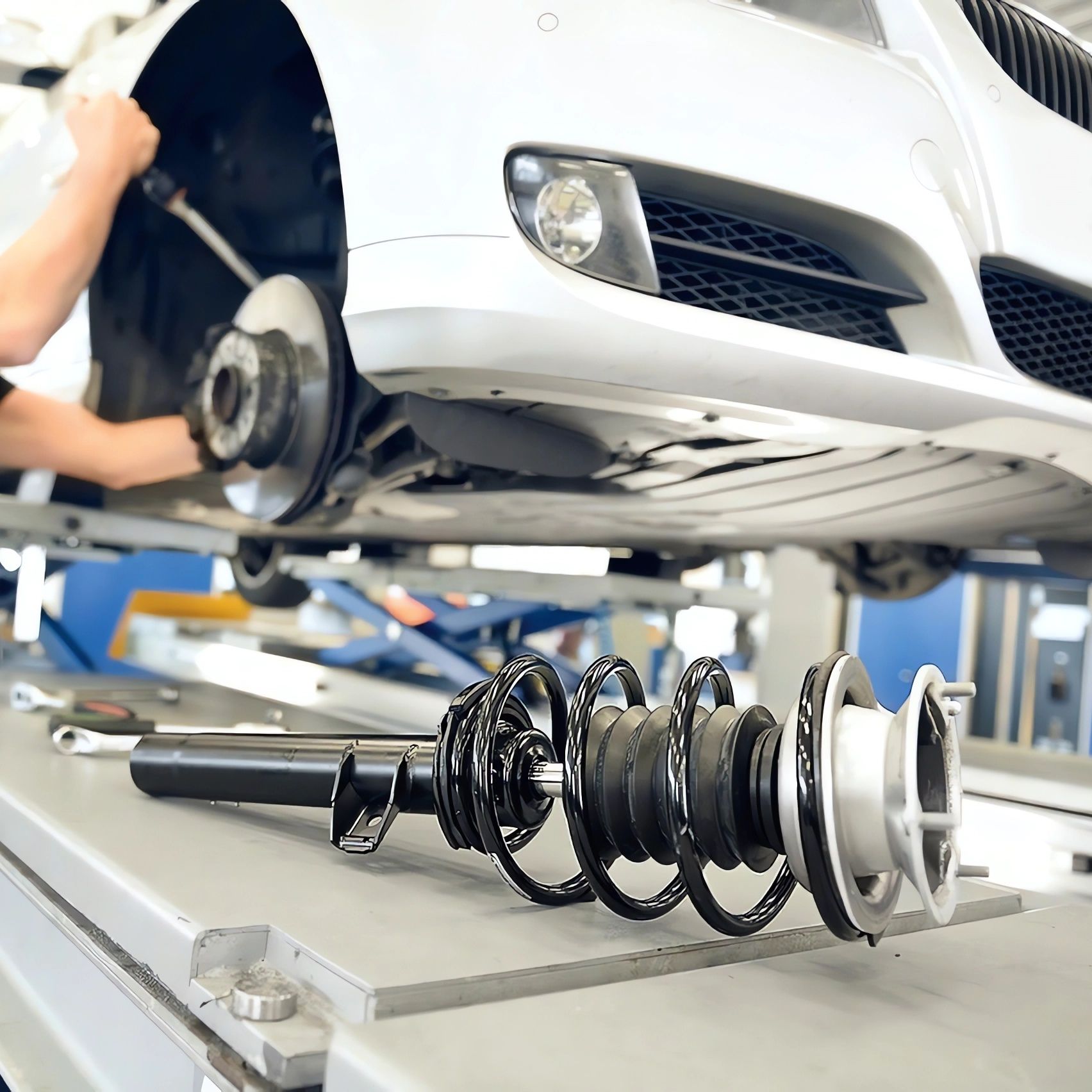 Замена амортизатора