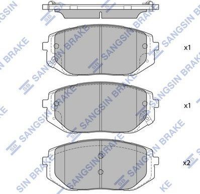 Колодки тормозные передние