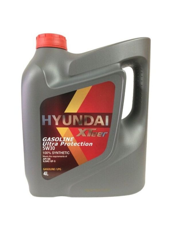 Масло моторное синтетическое HYUNDAI XTeer Gasoline Ultra Protection 5W30 4л
