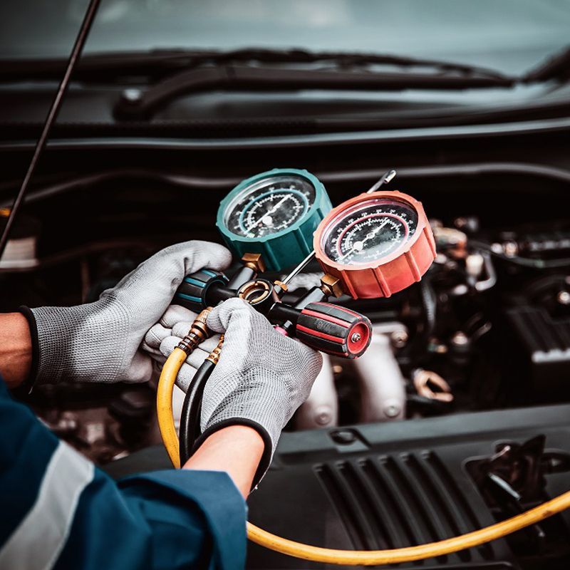 Заправка кондиционера фреоном и маслом