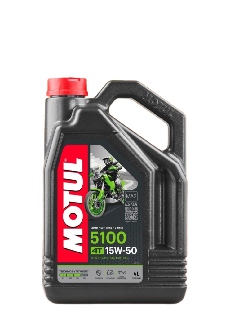 Масло моторное синтетическое MOTUL 5100 4T (MA2) 15w50 4л