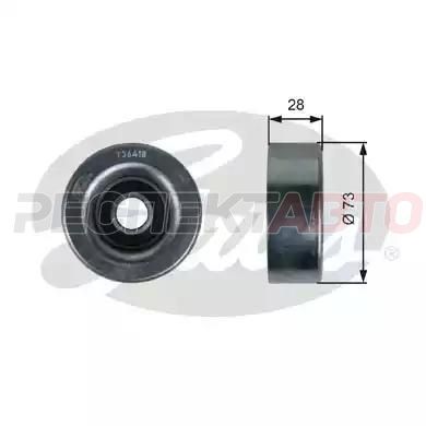 Ролик обводной ремня приводного