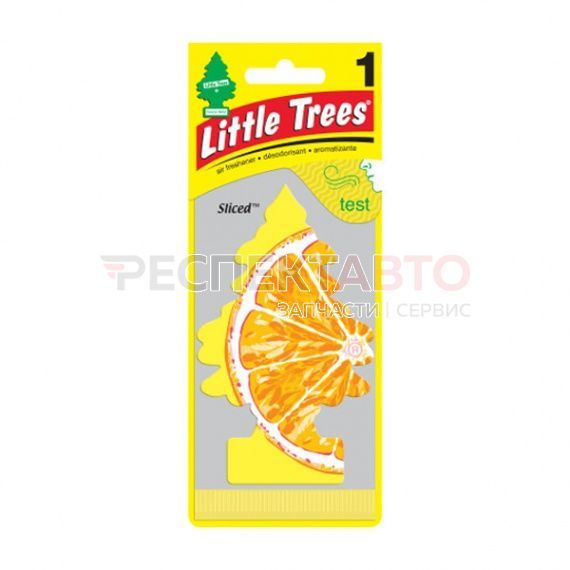 Ароматизатор Little Trees елочка ("Цитрус", бумажный) CAR FRESHNER