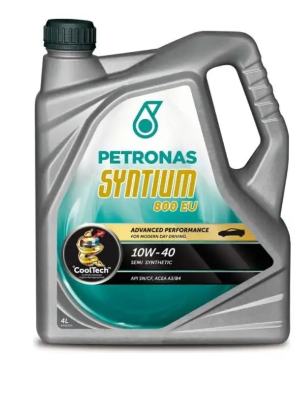 Масло моторное полусинтетическое Petronas Syntium 800 EU 10w40 4л