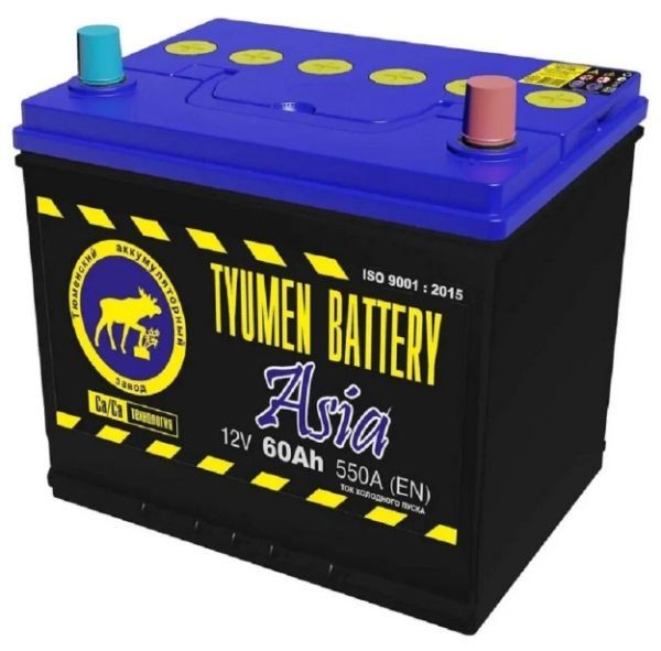 Аккумулятор TYUMEN BATTERY 60A/ч 550А АЗИЯ (обратная полярность, 230х173х220)