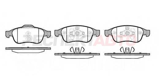 Колодки тормозные передние