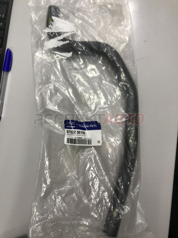 Патрубок печки выпускной