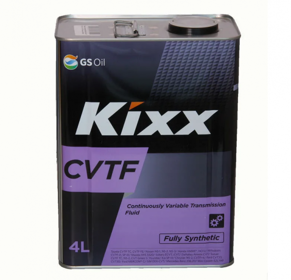 Масло трансмиссионное синтетическое KIXX CVTF (NS1/NS2/NS3) 4л